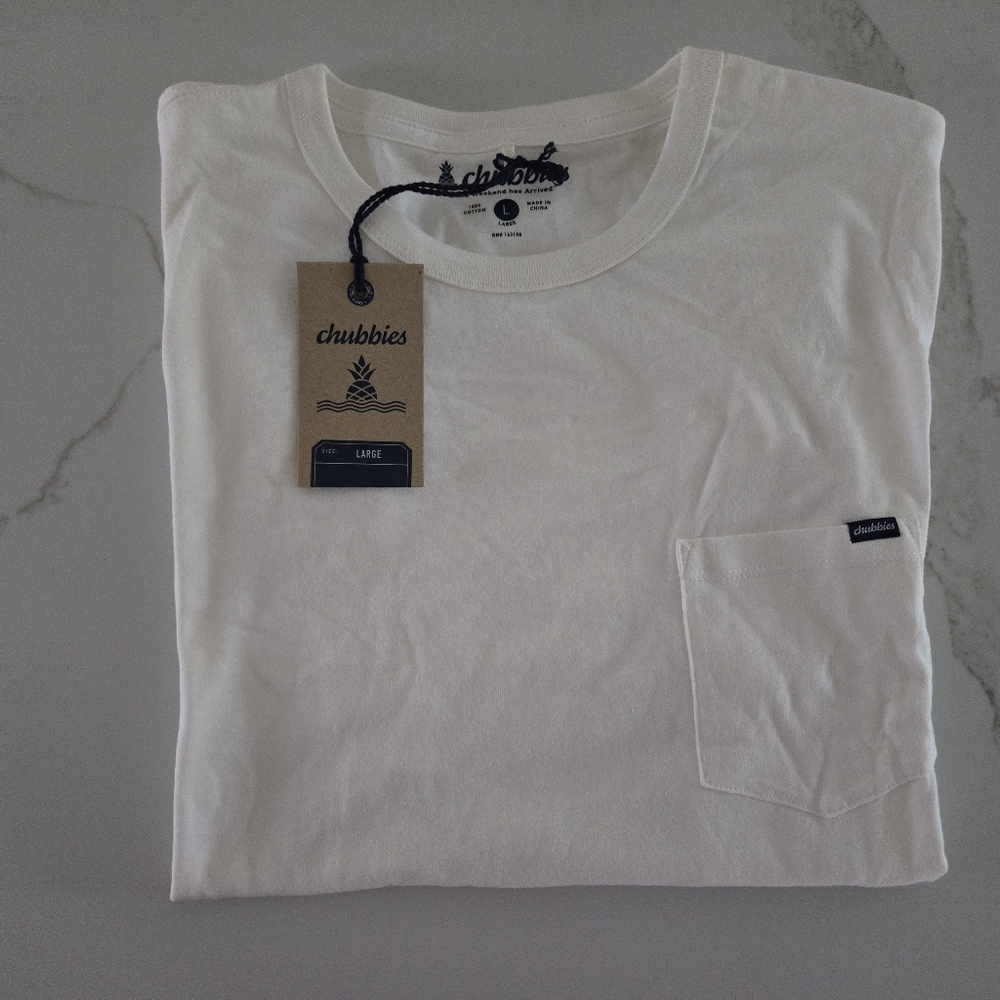 NWT Chubbies Essential Pocket T-Shirt